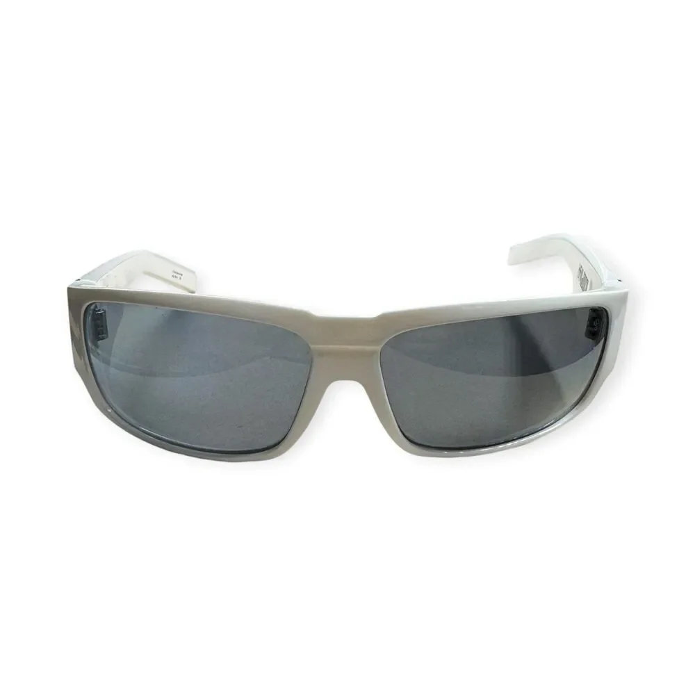 Spy Optics Hailwood White Polarized Sunglasses Gray Lenses Retro